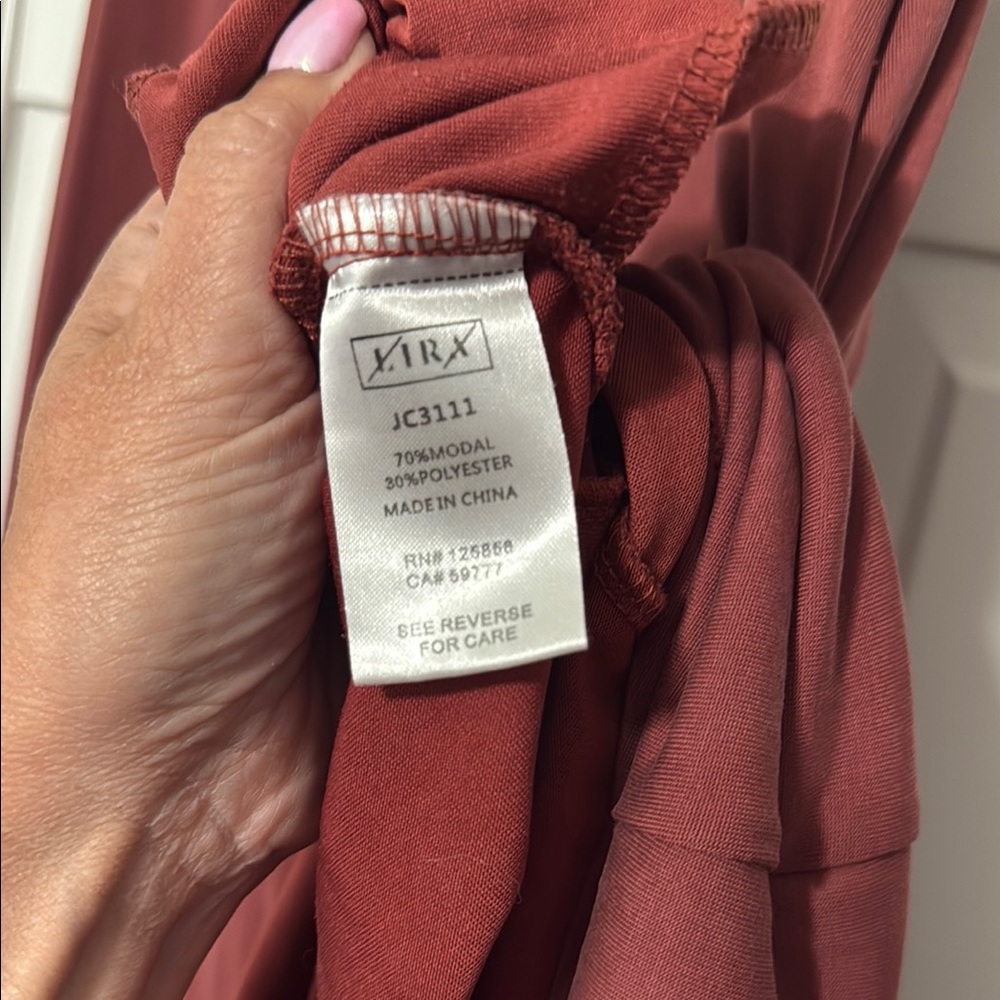 Comfy Rust Jumpsuit - Picture 7 of 7